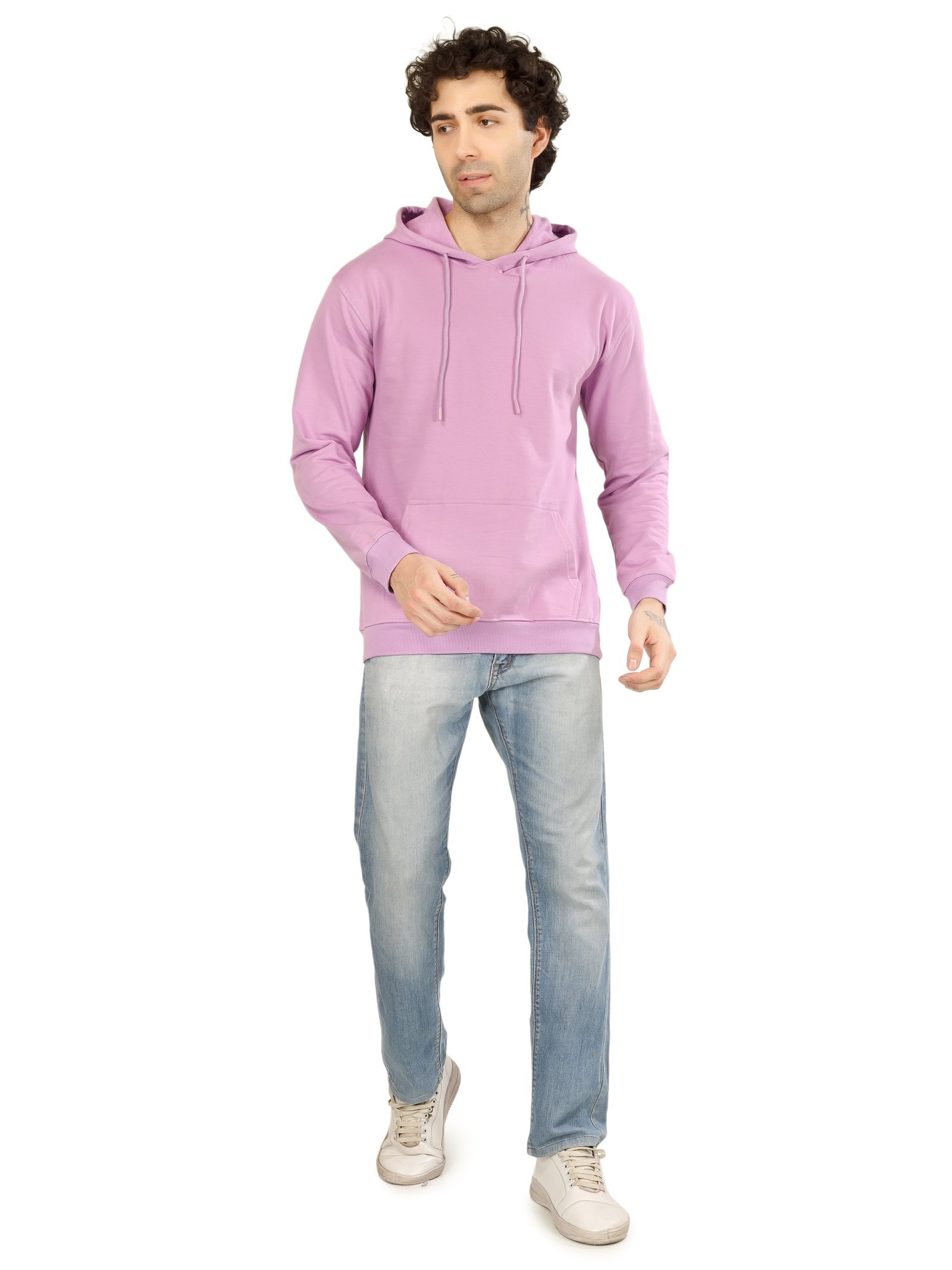Hoodie Unisex Solid (Purple)